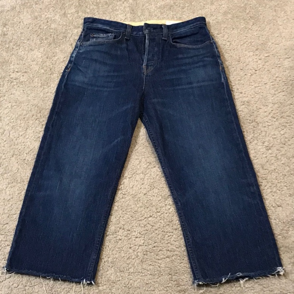 Preowned Rag & Bone jeans - cropped raw fringe - 26